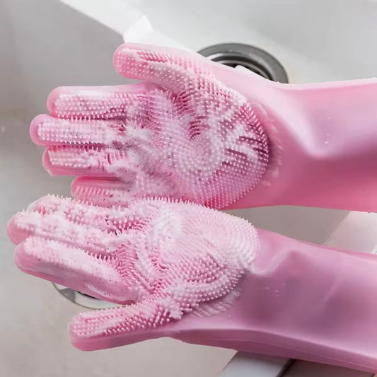 Silicone Scrubber Gloves