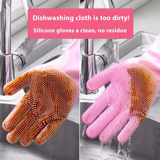 Silicone Scrubber Gloves