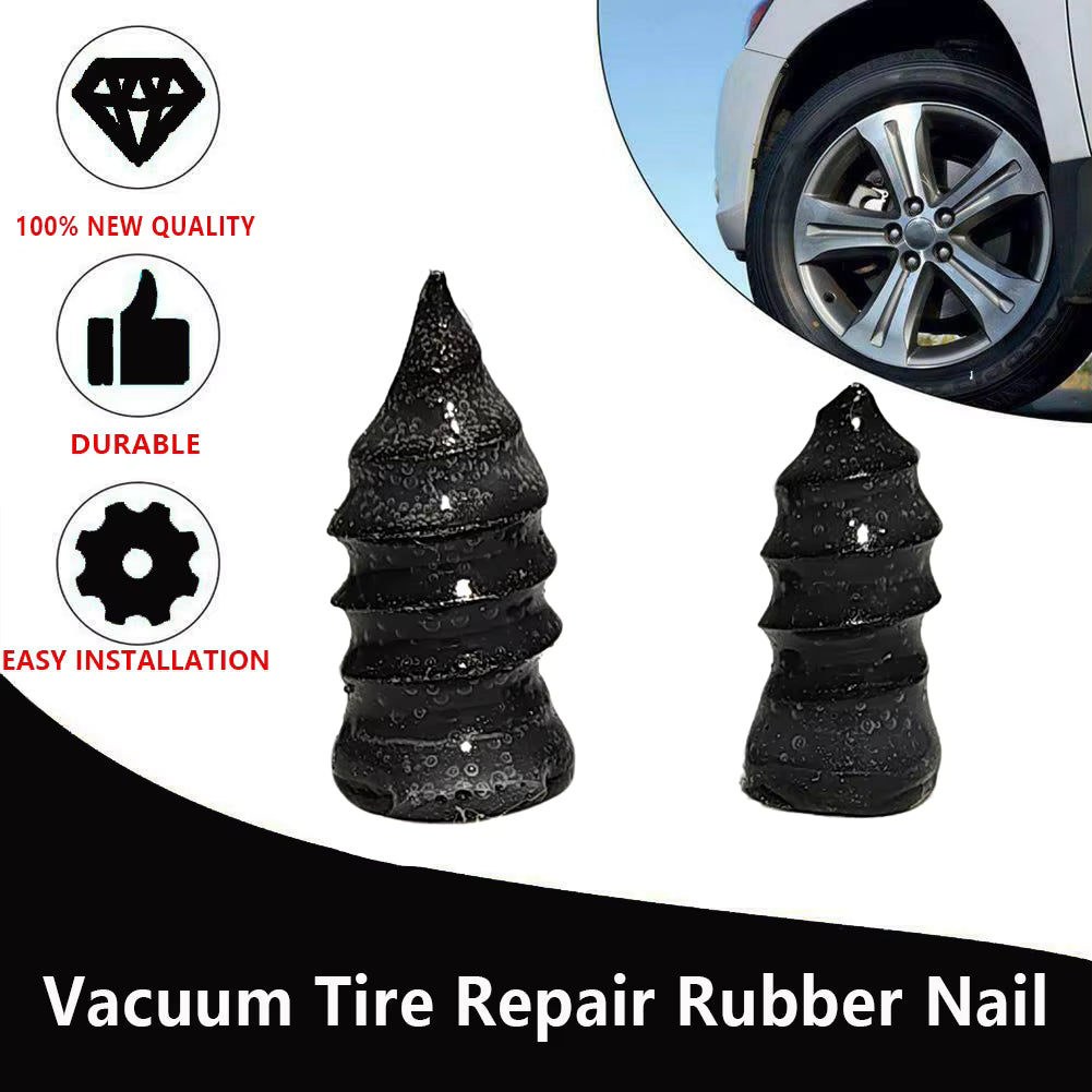 🔩60PCS Tire Repair Rubber Nails Kit with 2 Sizes (Free Screwdriver Included)