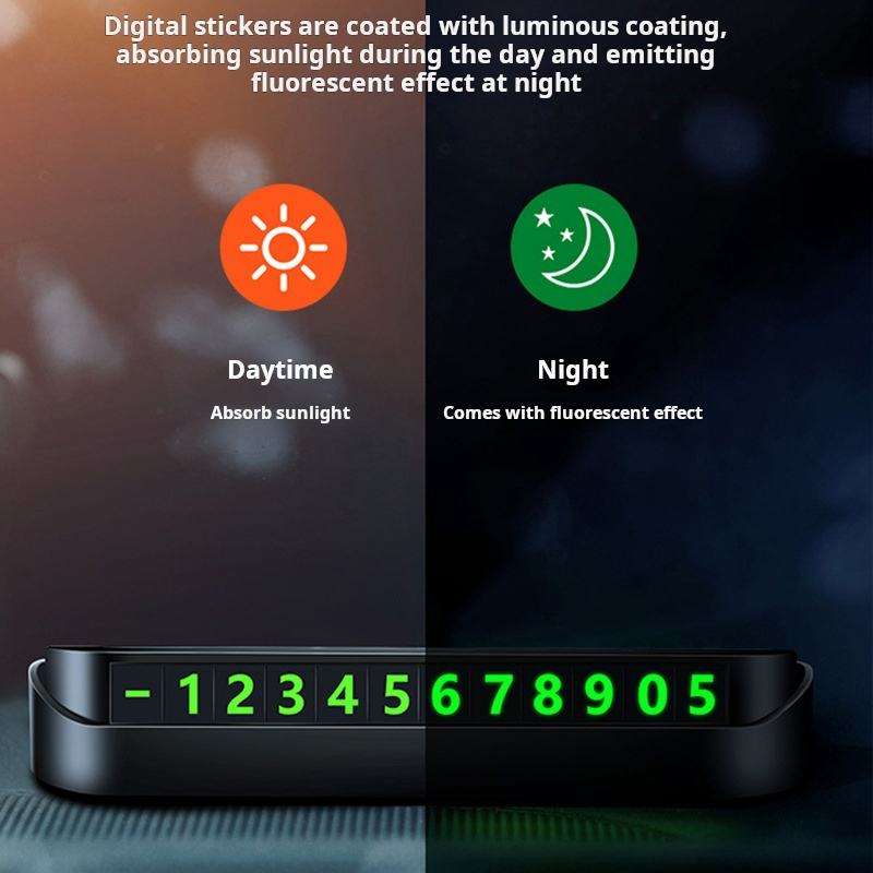 Car Temporary Parking Number Plate