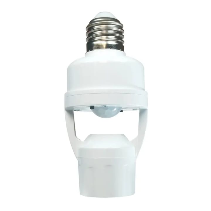 Smart PIR Motion Sensor Bulb Holder / Socket Adapter (E27 Base)